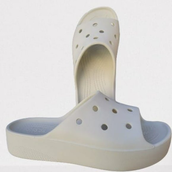 CROCS Classic Platform Slide Women's Size 7 - Picture 3 of 3